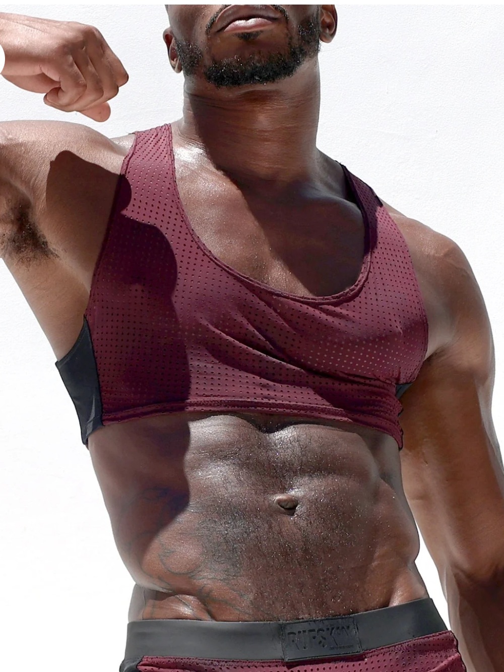 Rufskin Athletic Mesh Tank Top Crop HANDSPRING